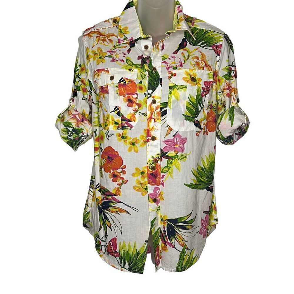 Tailor Vintage Wmns Button Down Shirt Size 4 and 6 NWOT - Picture 1 of 11